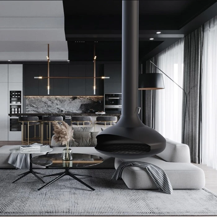 indoor hanging suspended fireplace indoor hanging suspended fireplace