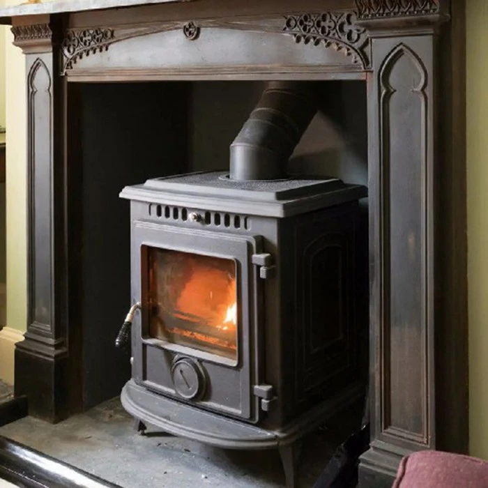 Antique Cast Iron Stove Indoor Fireplace