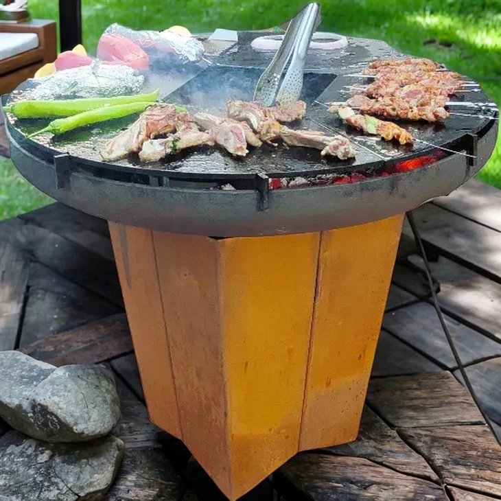 Bbq Cruach Corten Socraigh Grill Bbq Gualach Lasmuigh