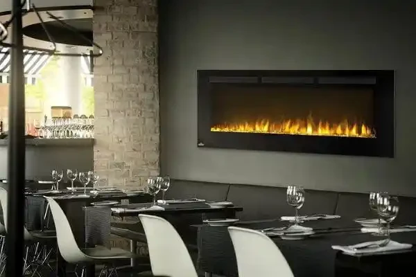 Hotel Dining Room Atomized Electric Fireplace