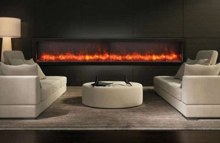 KW Water Mist Fire Vapor Steam Electric Wall Fireplace