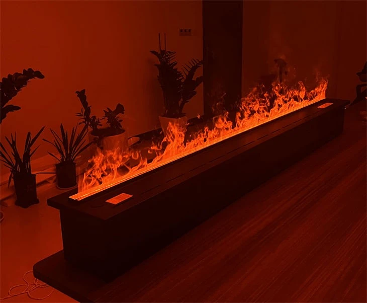 KW Water Mist Fire Vapor Steam Electric Wall Fireplace