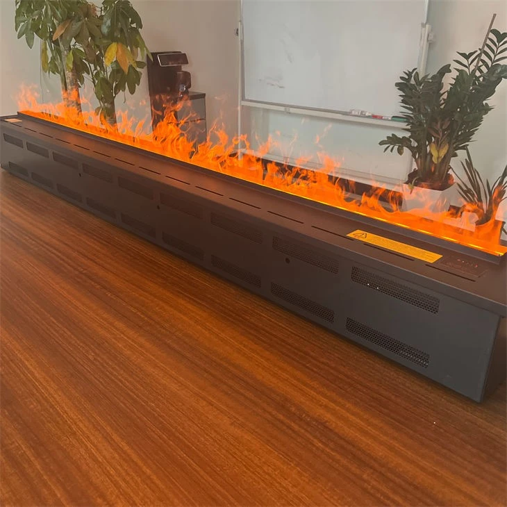 KW Water Mist Fire Vapor Steam Electric Wall Fireplace