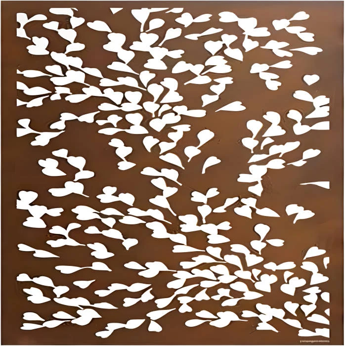 Painéal Scáileán Cruach Corten Allamuigh Laser Cut