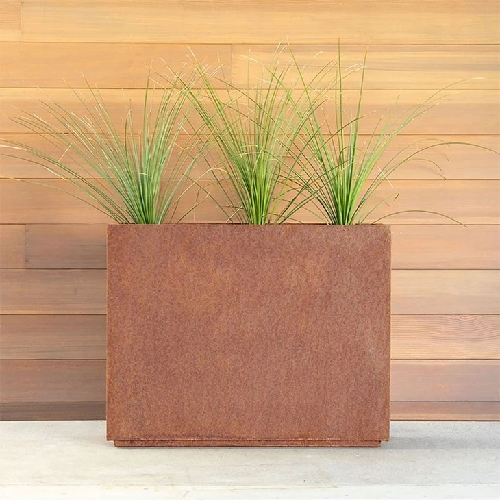 Planter Flower Pot Indoor Steel Pot