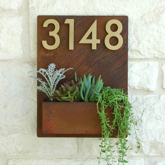 Corten steel flower pot Corten steel flower pot