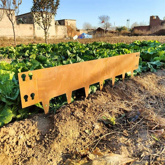 Rusty Fence Landscape Corten Steel Edging