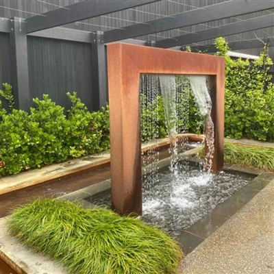 Gné Uisce Curtain Báistí Cruach Corten