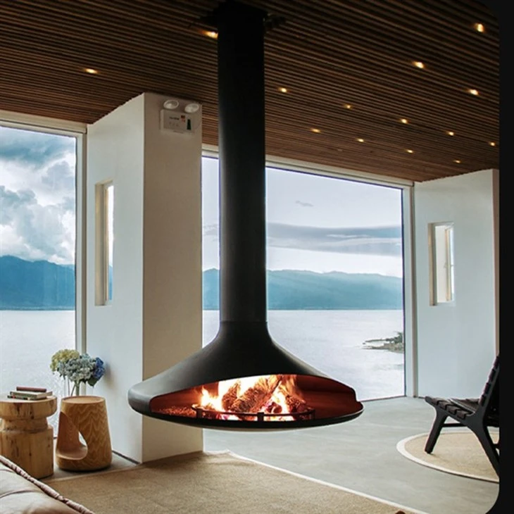 Suspended Fireplace